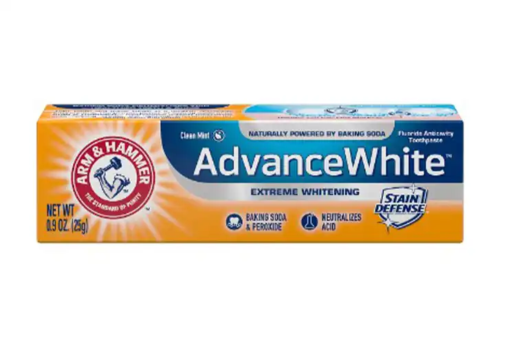 Arm and Hammer whitening toothpaste