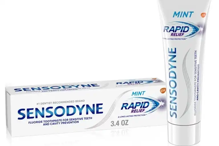 Sensodyne Rapid Relief toothpaste for sensitive teeth